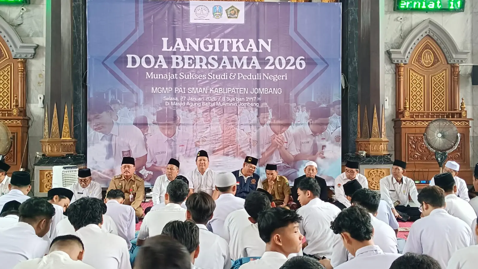 MGMP PAI SMAN Jombang Gelar Istigosah, Bekali Siswa Hadapi Ujian Akhir