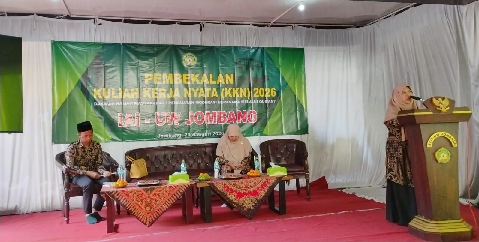 Ratusan Mahasiswa PAI dan MPI IAI-UW Ikuti Pembekalan KKN Bertema Dakwah Moderat