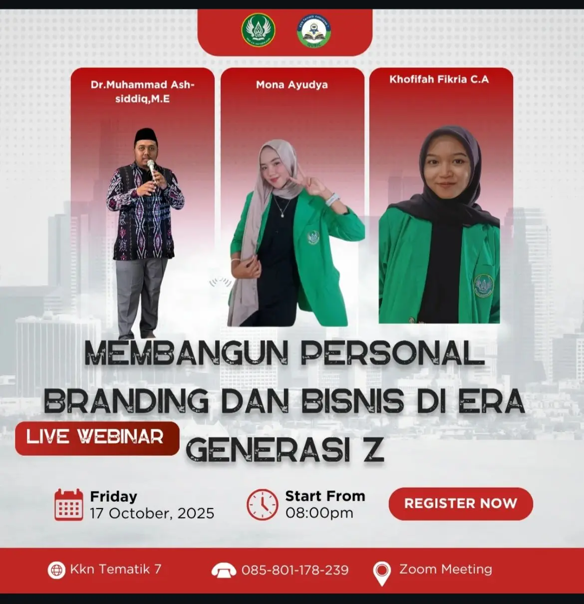 Generasi Z Santri dan Mahasiswa Belajar Membangun Personal Branding dan Bisnis Digital