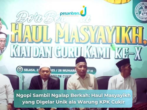 Ngopi Sambil Ngalap Berkah: Haul Masyayikh yang Digelar Unik ala Warung KPK Cukir