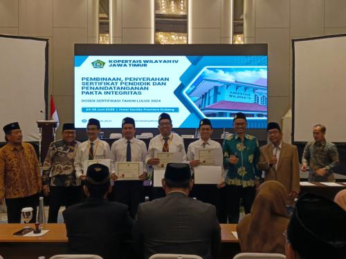 IAI At Taqwa Bondowoso Panen Sertifikasi Dosen, Empat Nama Tambah Deretan Lektor Profesional