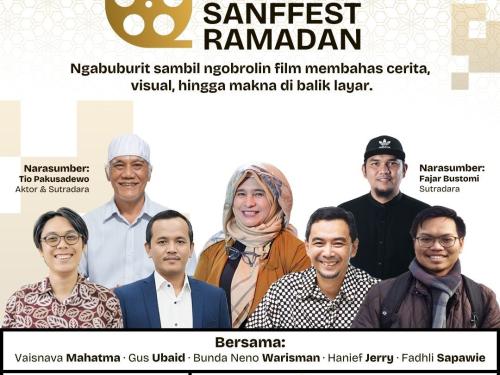 Bedah Film SANFFEST Ramadan Hadirkan Tio Pakusadewo dan Fajar Bustomi, Diskusi Sinema Penuh Makna di Bulan Suci