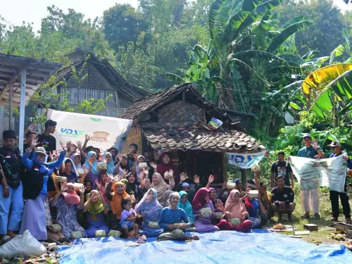 1 Kambing Kurban PMII Averroes Disalurkan Melalui YDSF untuk Warga Pelosok Bondowoso