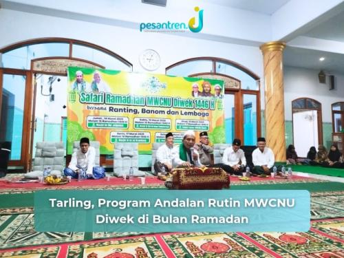 Tarling, Program Andalan Rutin MWCNU Diwek di Bulan Ramadan